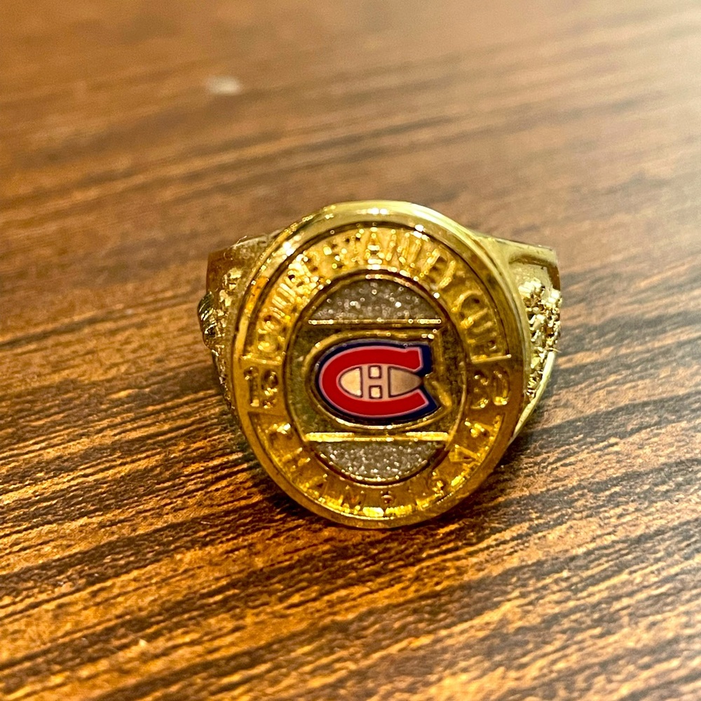 Montreal Canadians Molson Stanley Cup Ring